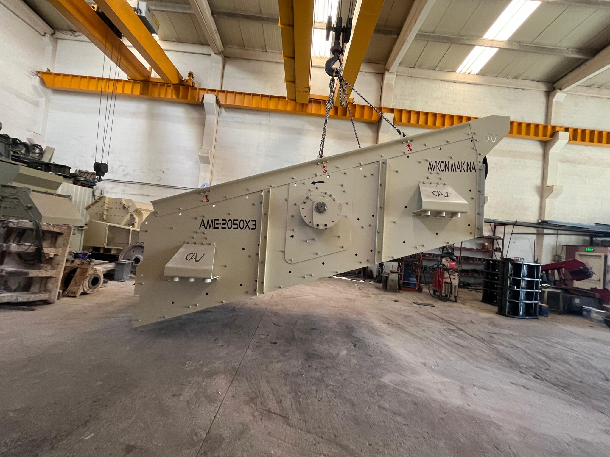 Avkon Makina-Titreşimli Elek-Kırma Eleme