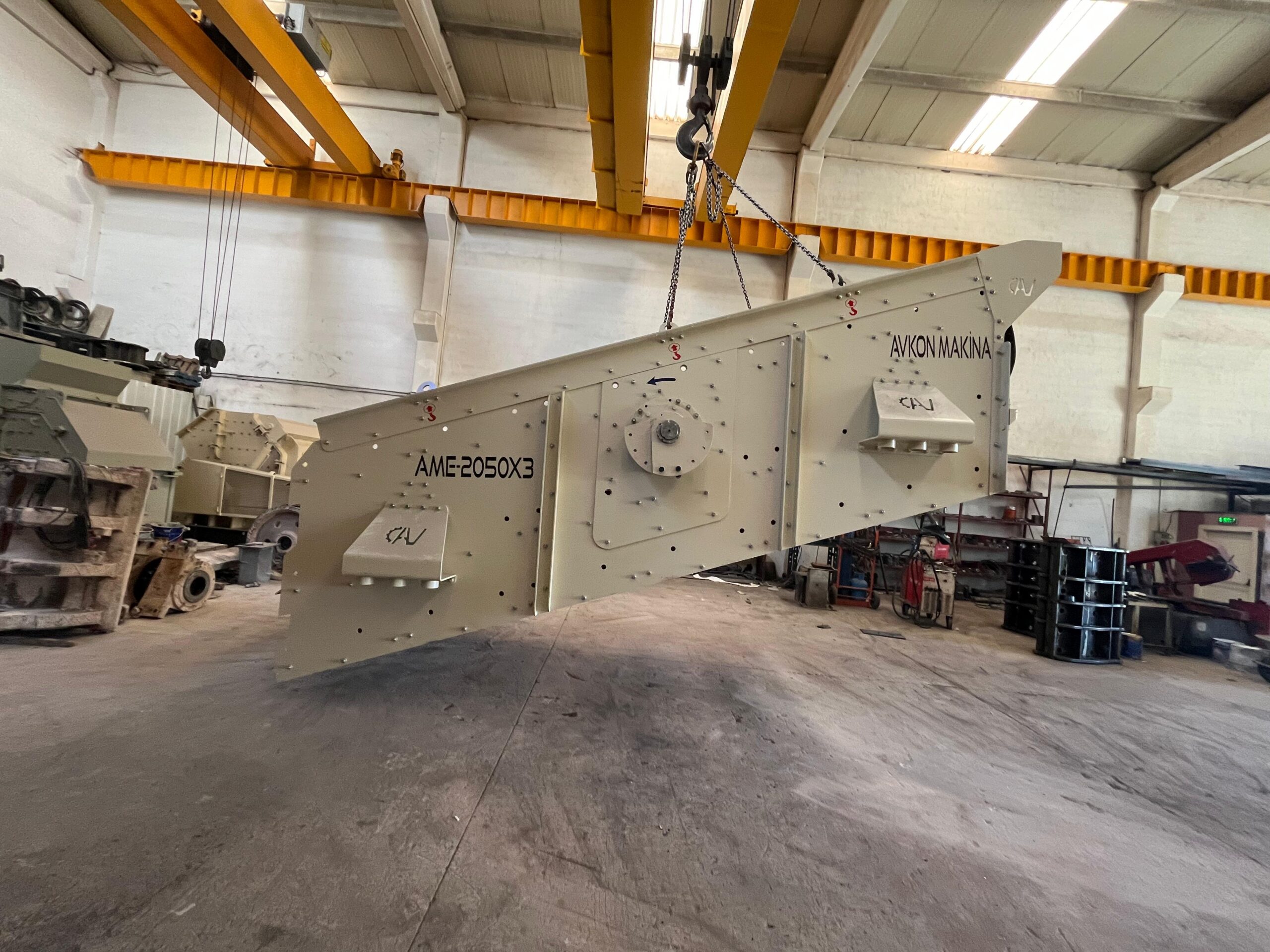 Müşterilerimiz AME 2060×4 Eğimli Elek Serisi ile fark yaratıyor…